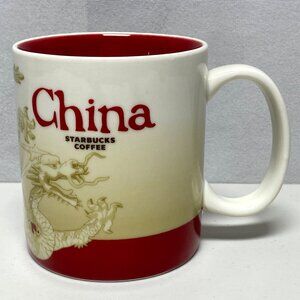Starbucks China Dragon Mug 16 Fl Oz Ceramic Collectible Coffee Tea Cup 2012
